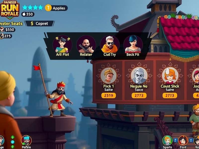 Paneer Run Royale community event showing players competing in tournament